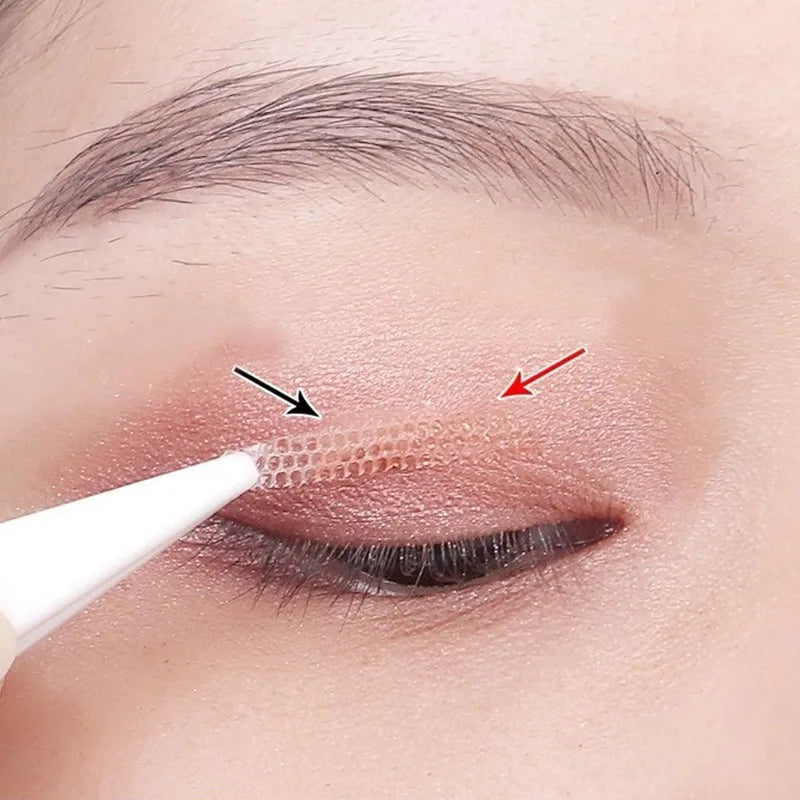 Mesh-Lace Double Eyelid Tape | Invisible Waterproof Stickers Eyelid Tape QXL