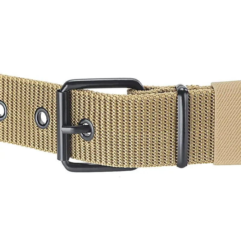 Unisex Canvas Eyelet Belt | Pin Buckle Jeans & Outdoor Belt Canvas Pin Buckle Belt QXL