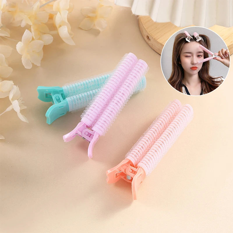 Candy Color Self-Grip Hair Rollers | No-Heat Curlers Set Hair Rollers QXL