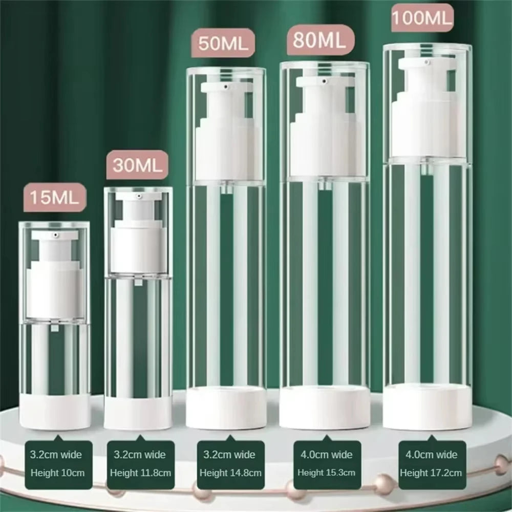 Refillable Travel Bottles – Pump, Spray & Cream Containers Set Refillable Travel Bottles QXL