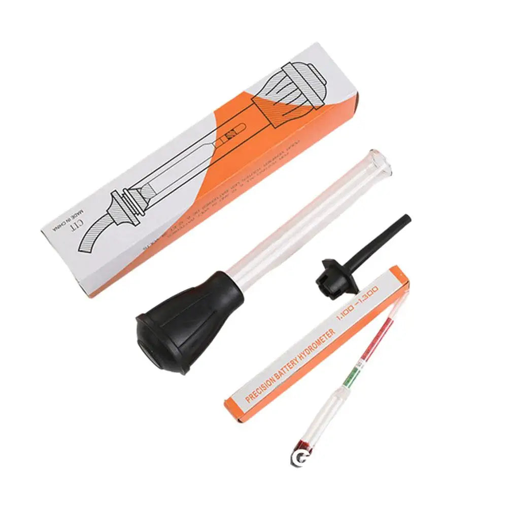Battery Hydrometer | Electrolyte Density Meter for Car Batteries Battery Hydrometer QXL Blue