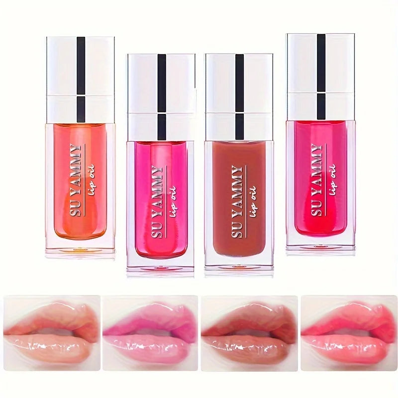 SU YAMMY Hydrating Lip Glow Oil | Tinted Plumping Lip Gloss Tinted Lip Gloss Oil QXL