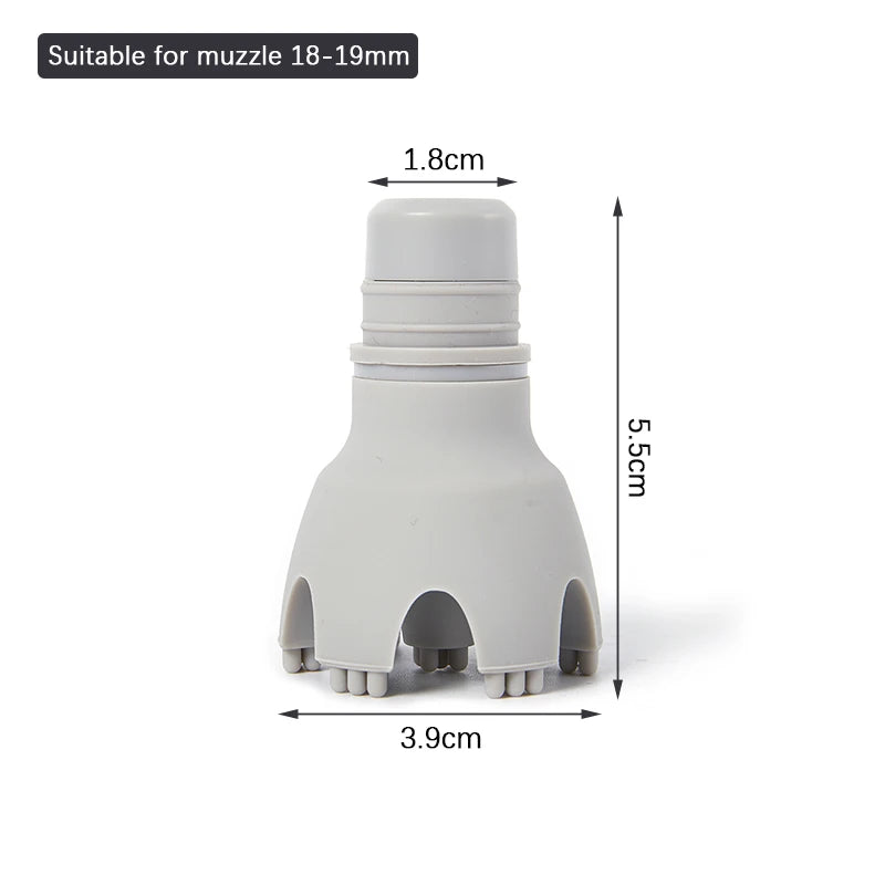 Massage Gun Replacement Heads | Spherical, U & T-Shaped Tips Massage Gun Attachment QXL 18-19mm
