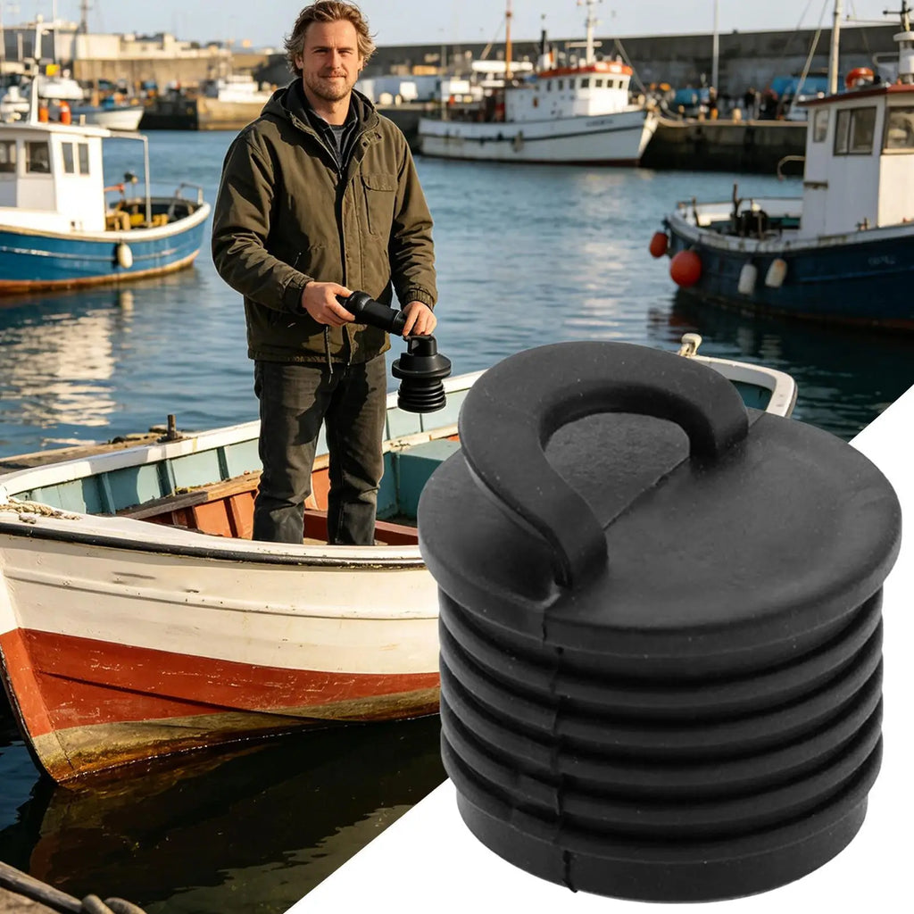 Kayak Scupper Drain Plug with Pull Tab | Rubber Waterproof Kayak Scupper Plug QXL