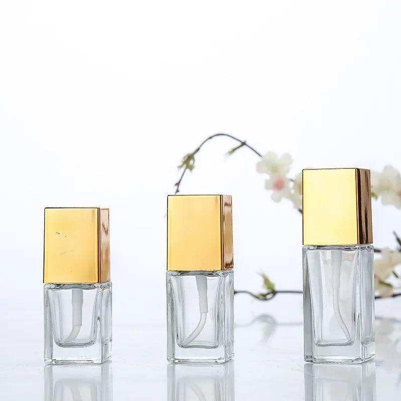 Glass Pump Bottle | Refillable Foundation Container 15–30ml Refillable Pump Bottle QXL