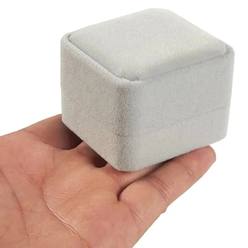 6-Pack Square Velvet Ring & Earring Gift Boxes | Jewelry Cases Velvet Jewelry Box QXL