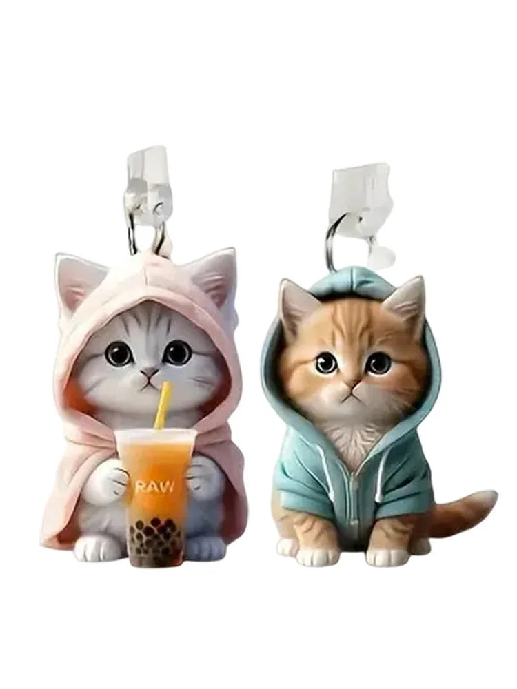 Cartoon Cat Dust Plug Pendant | iPhone & USB-C Charm Phone Dust Plug Charm QXL