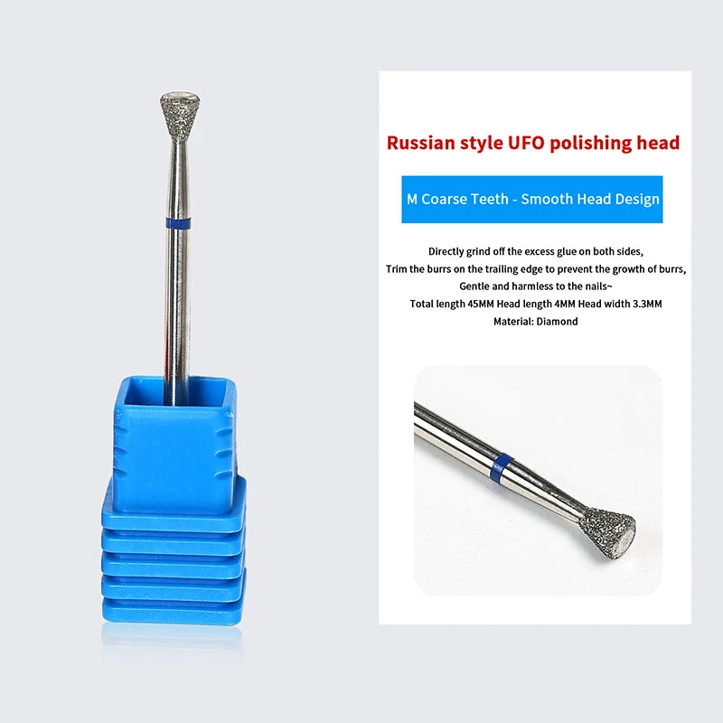 Diamond Nail Drill Bit – Cuticle & Dead Skin Remover Nail Drill Bit QXL Medium