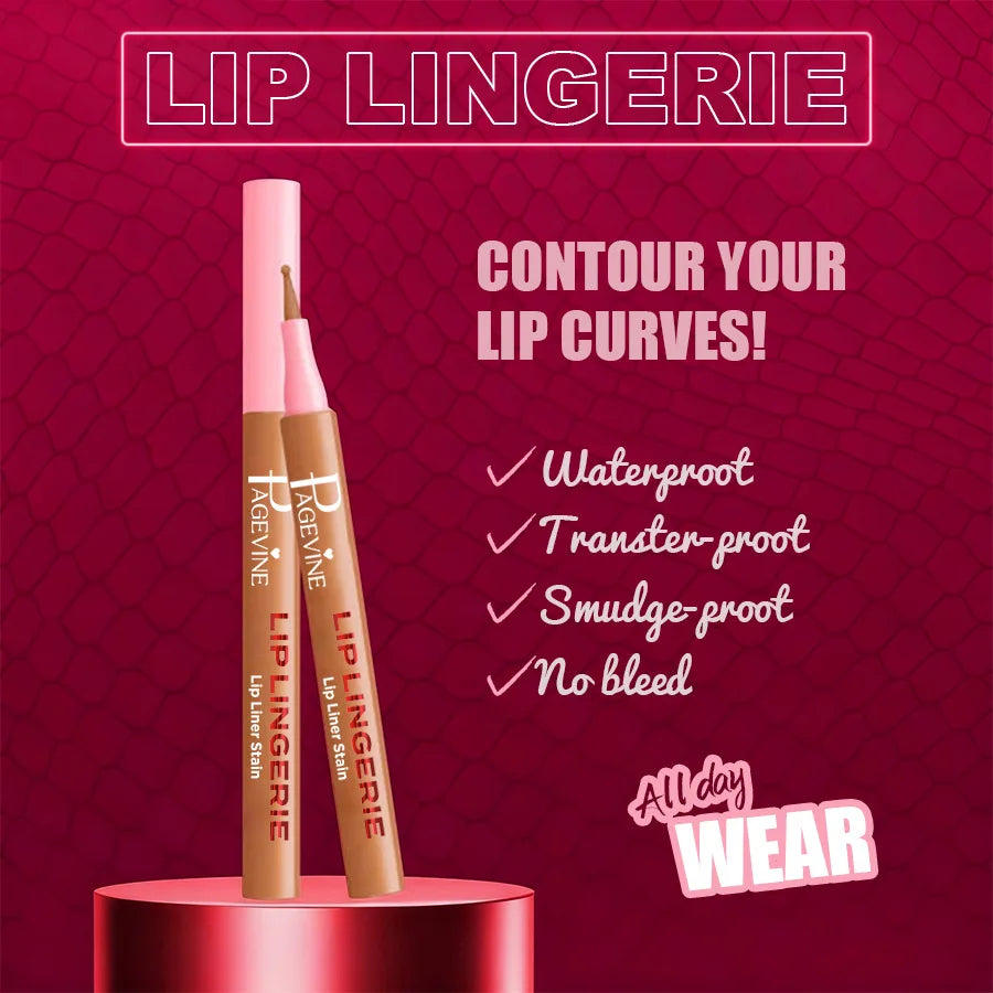 Matte Liquid Lip Liner – 12 Colors, Waterproof & Long-Lasting Liquid Lip Liner QXL