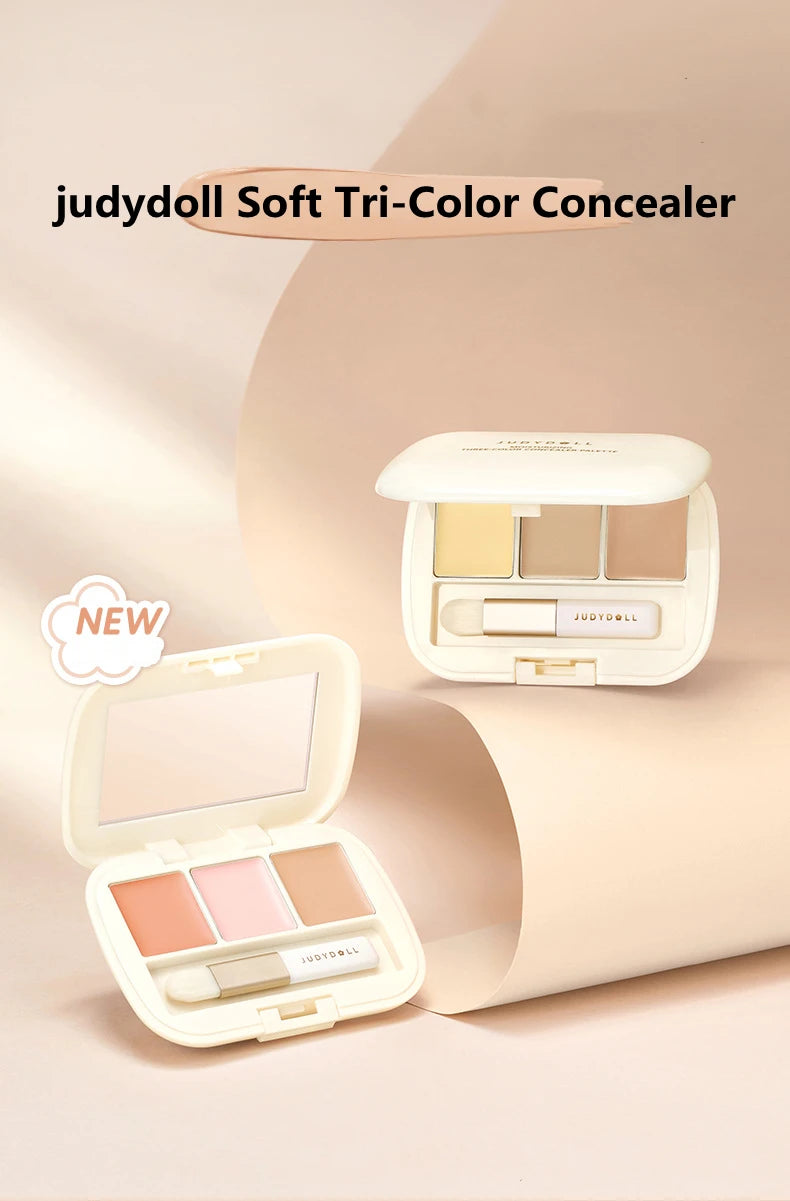 Judydoll 3-Color Concealer Palette | Waterproof Full Coverage Concealer Palette QXL