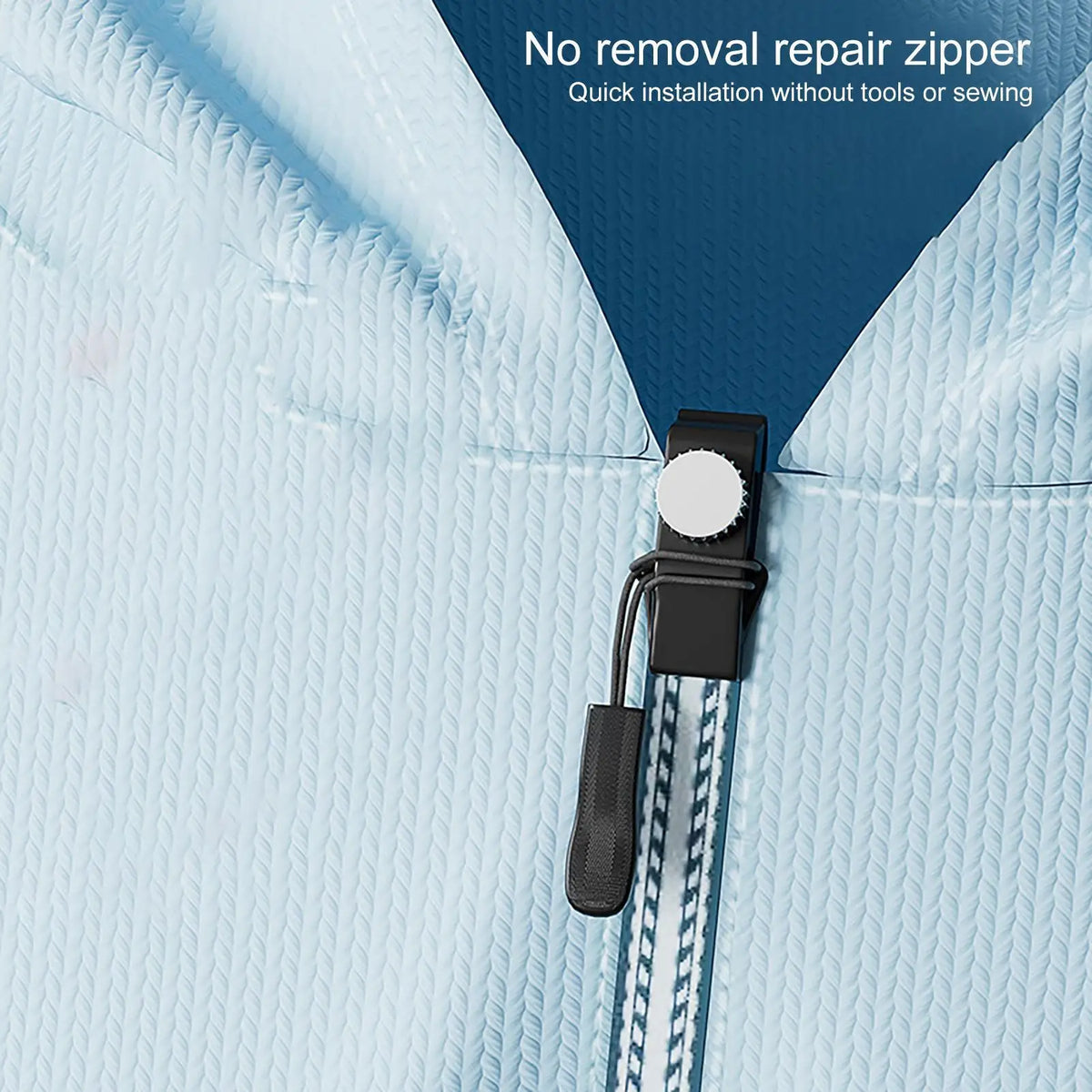 3-Size Zipper Repair Kit | Instant DIY Zipper Puller Fix Zipper Repair Kit QXL