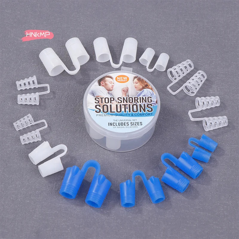 Silicone Nasal Dilators Anti-Snore Nose Clips | 4 & 8 Pack Nasal Dilator QXL