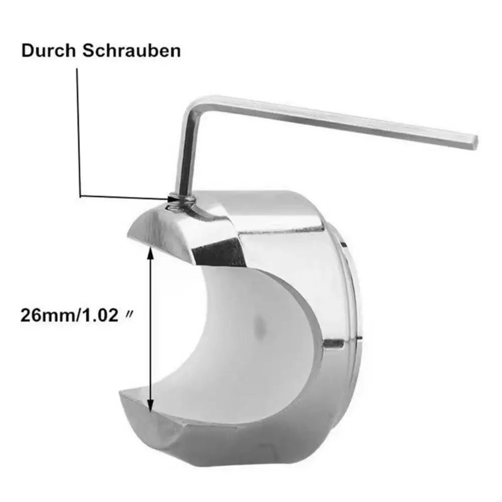 Motorcycle Handlebar Clock | Waterproof Aluminum Watch Handlebar Clock QXL