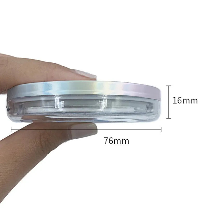 Empty Loose Powder Compact Case with Mirror – 5g Refillable Powder Compact Case QXL