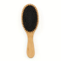 Boar Bristle Bamboo Paddle Hair Brush | Detangle & Scalp Massage Paddle Hair Brush QXL 1PC