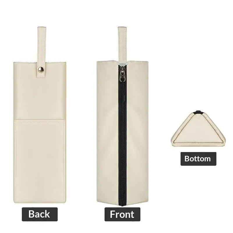 2-in-1 Heat-Resistant Curling Iron Storage Bag | JCSYFAC Hair Tool Storage Bag QXL Khaki