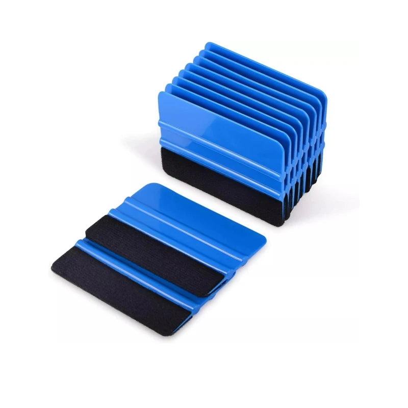 Felt Edge Vinyl Wrap Squeegee | Car Window Tint Scraper Tool Vinyl Wrap Squeegee QXL 10pcs