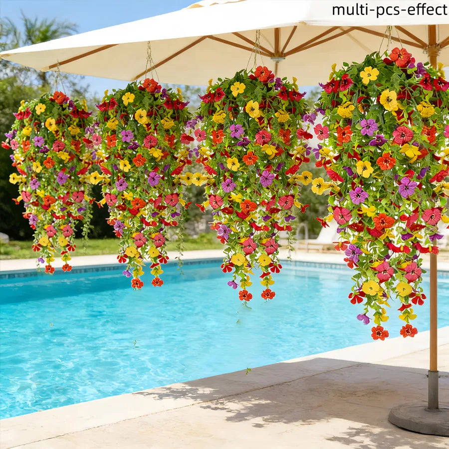 UV Resistant Artificial Flower Vine Garland | Indoor & Outdoor Artificial Flower Garland QXL