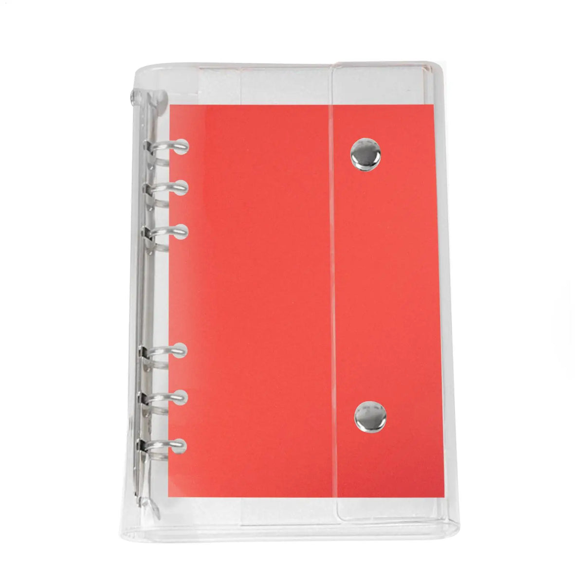 A6/A7 6-Ring Clear PVC Loose Leaf Binder Cover & Folder Loose Leaf Binder Cover QXL