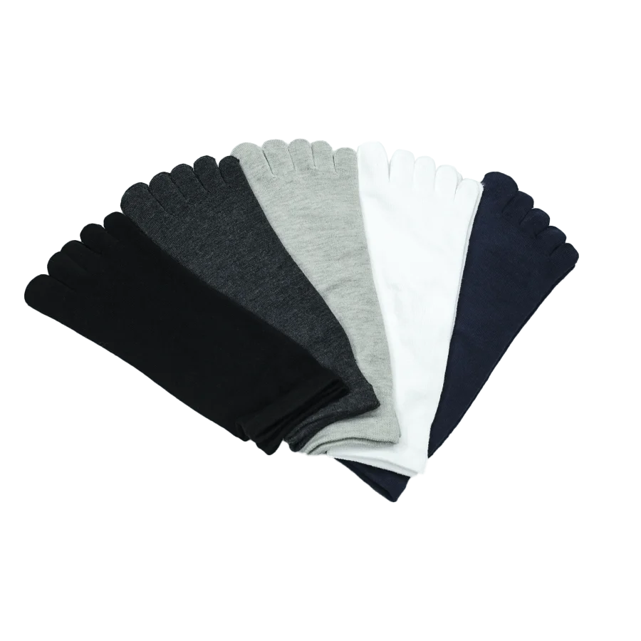 Five Finger Toe Socks 5/12 Pairs | Breathable Sports Crew Socks Toe Socks QXL