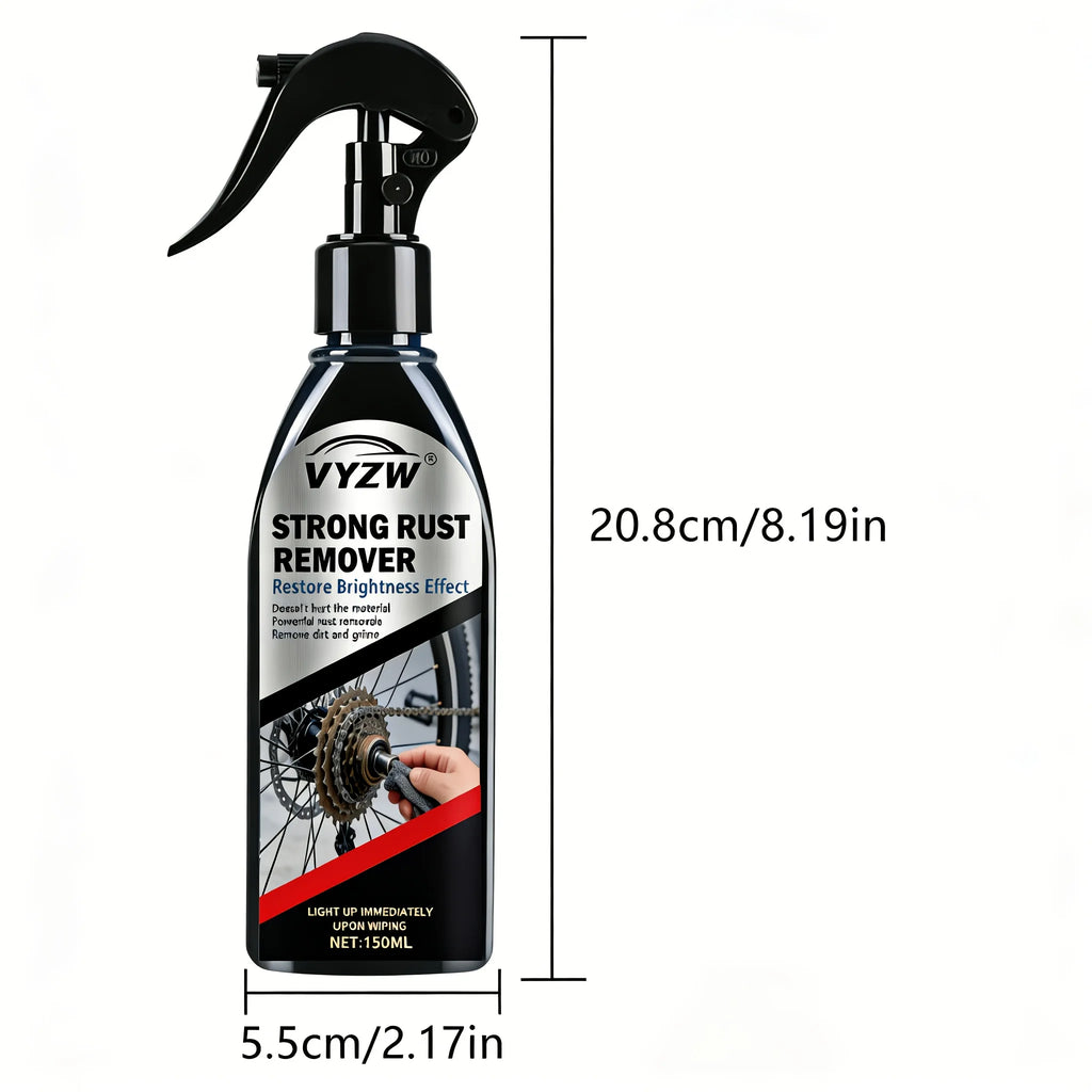 150ml Rust Remover Spray – Dissolves Rust, Dirt & Grime Fast Rust Remover Spray QXL