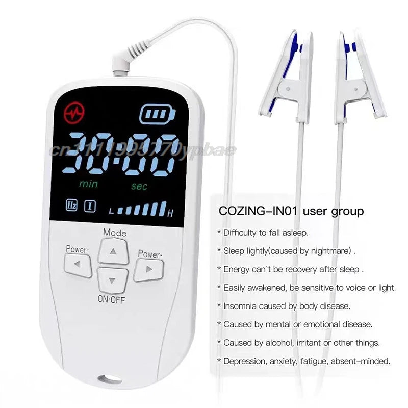 Ear Clip CES Device | Deep Sleep & Relaxation Aid Tool CES Sleep Aid Device QXL