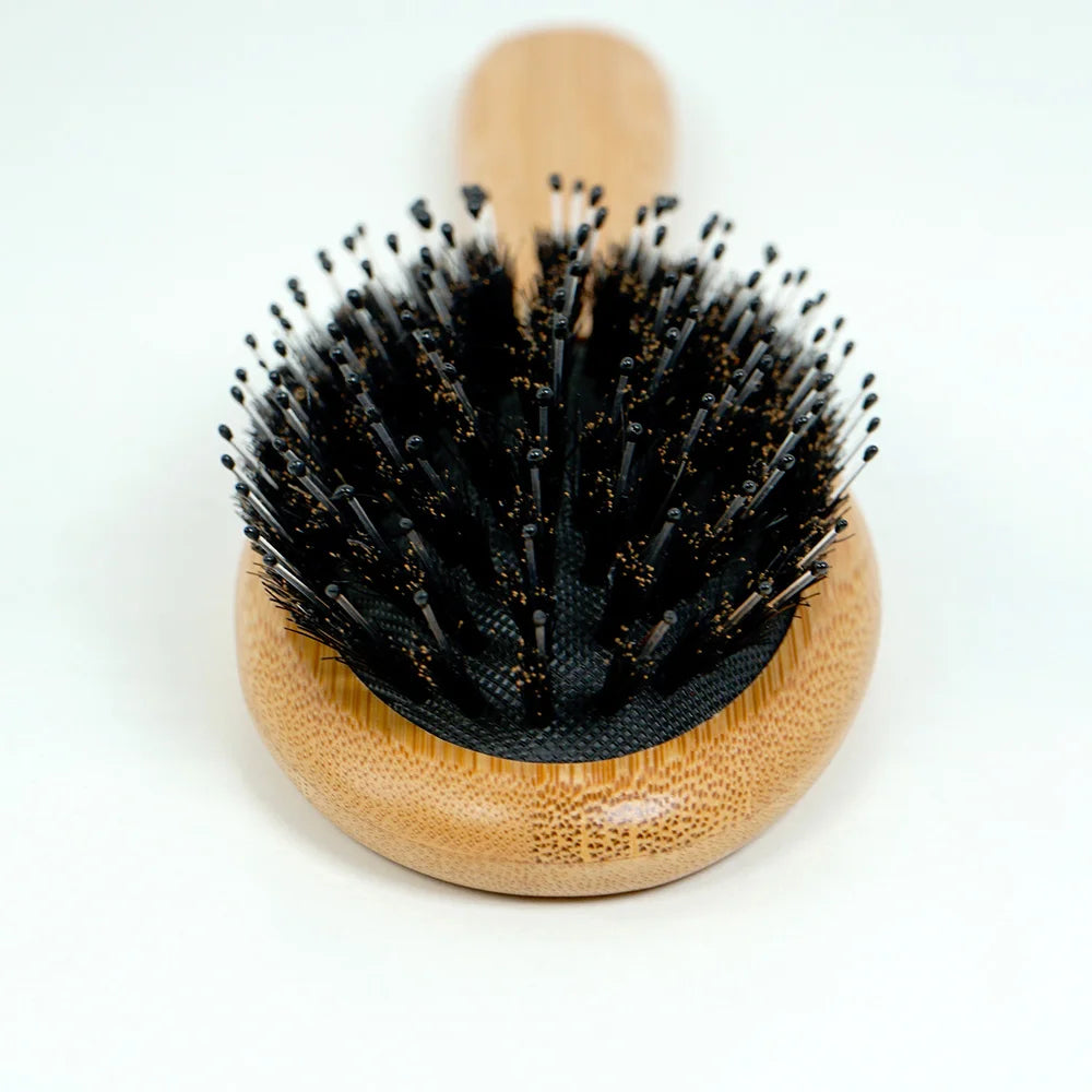 Wooden Soft Bristle Hair Brush – Detangling & Styling Comb Hair Brush & Comb QXL