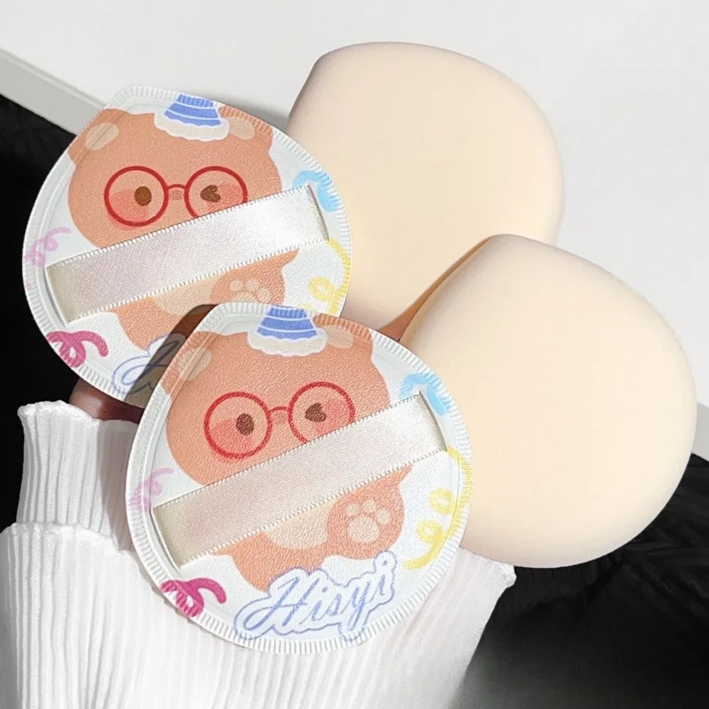 Spectacled Bear Makeup Sponge Puff | Dry & Wet Foundation Blender Makeup Sponge Puff QXL