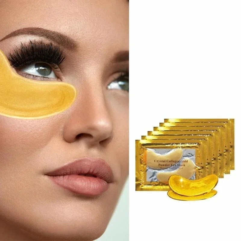 Crystal Collagen Gold Eye Masks | 50–100 Under-Eye Patches Collagen Eye Mask QXL