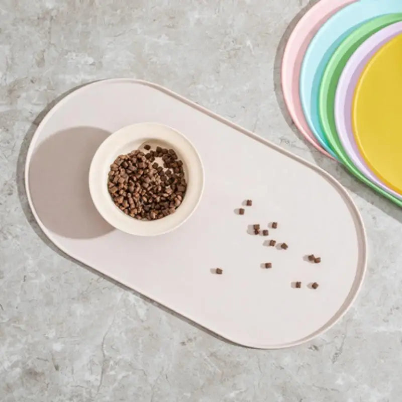 Non-Slip Waterproof Silicone Pet Feeding Mat | Cats & Dogs Pet Feeding Mat QXL
