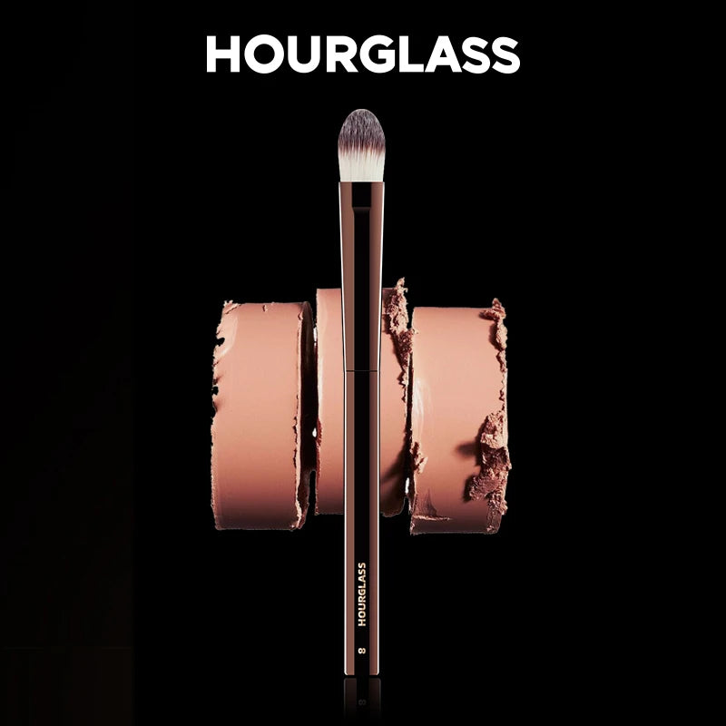 Hourglass No.8 Large Concealer Brush – Soft Wool Fiber Concealer Makeup Brush QXL