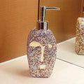 Diamond Art Face Pump Dispenser | Soap & Shampoo Bottle Soap Pump Dispenser QXL Champagne color
