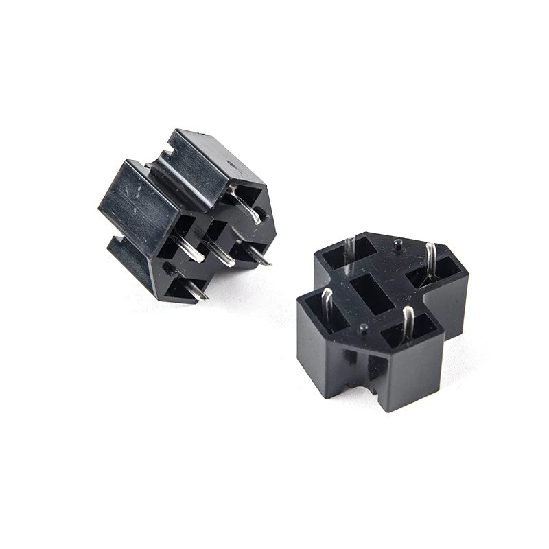 40A Automotive Relay Socket 4-Pin 5-Pin SPDT PCB Connector Relay Socket Adapter QXL