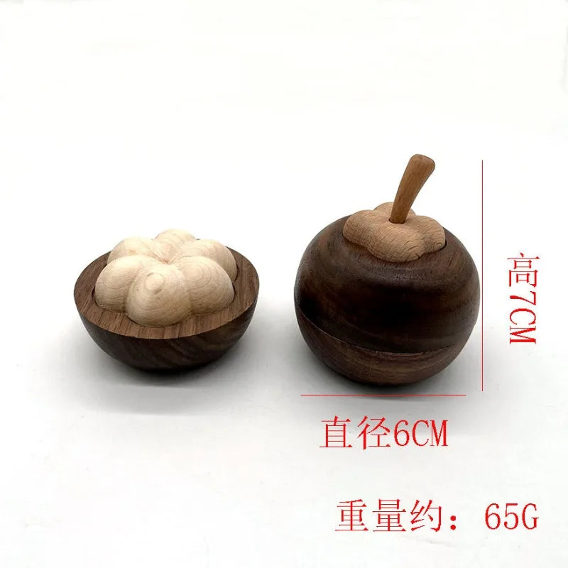 Black Walnut Wood Ball Car Essential Oil Diffuser | 6×7cm Wood Essential Oil Diffuser QXL
