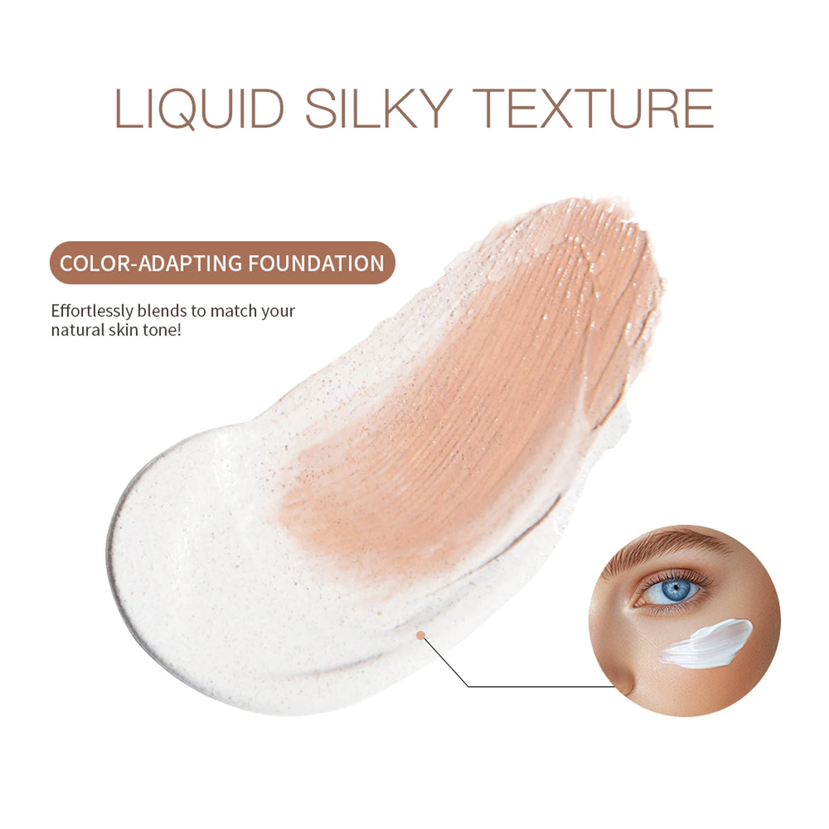 4-in-1 Color Changing Foundation SPF 30 | Concealer & Moisturizer Color Changing Foundation QXL