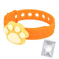 Adjustable Waterproof Pet Collar with Essential Oil Pad | Cat & Dog Pet Collar QXL Orange