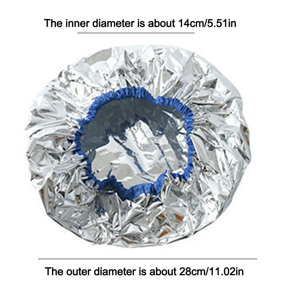 Aluminum Foil Self-Heating Hair Cap | Reusable Dye Steamer Hair Dye Cap QXL