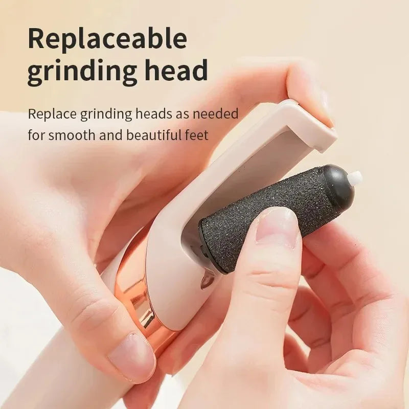 Electric Foot Callus Remover – Rechargeable Pedicure File Electric Foot File QXL