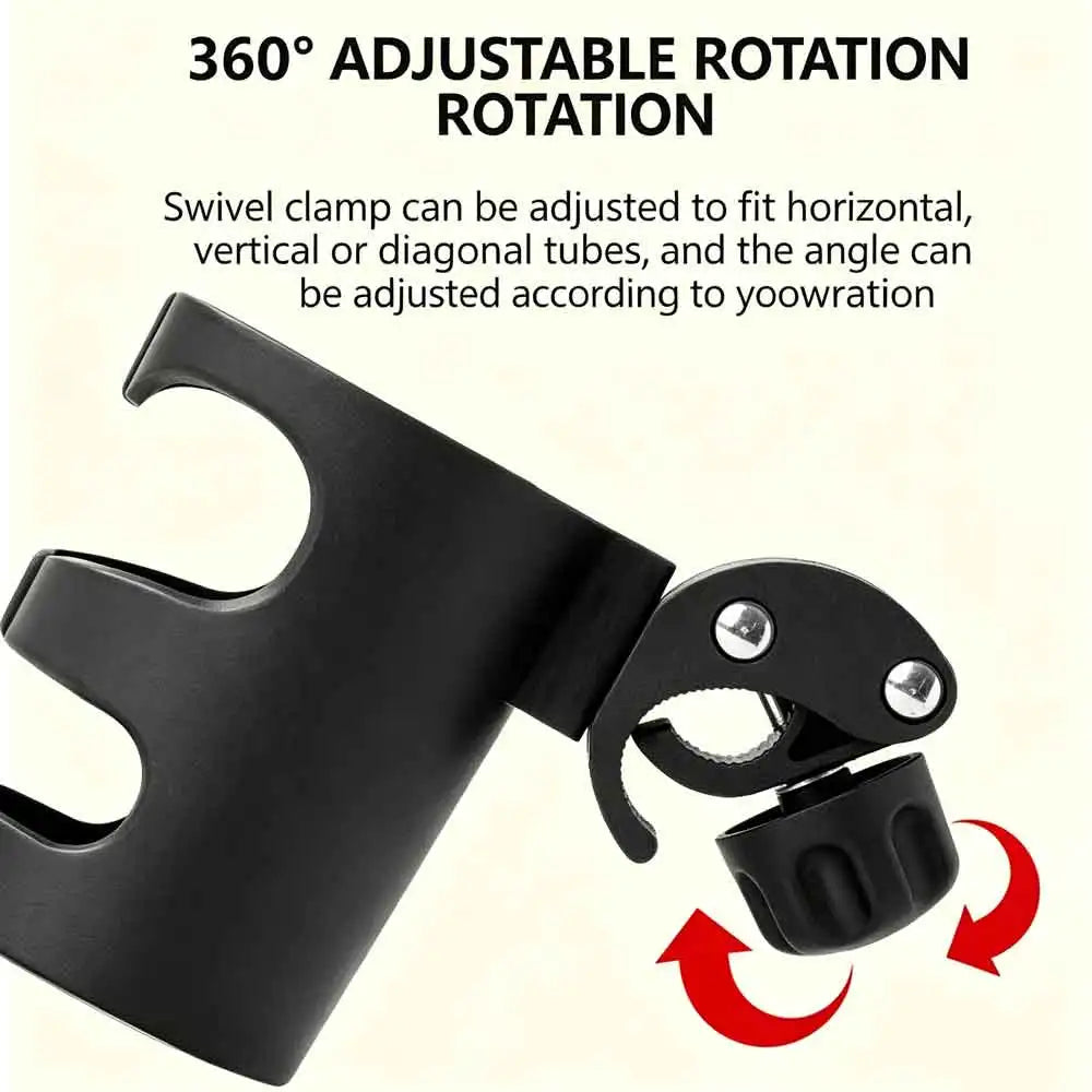 Baby Stroller Cup Holder | Bottle Rack for Pushchair & Bike Stroller Cup Holder QXL