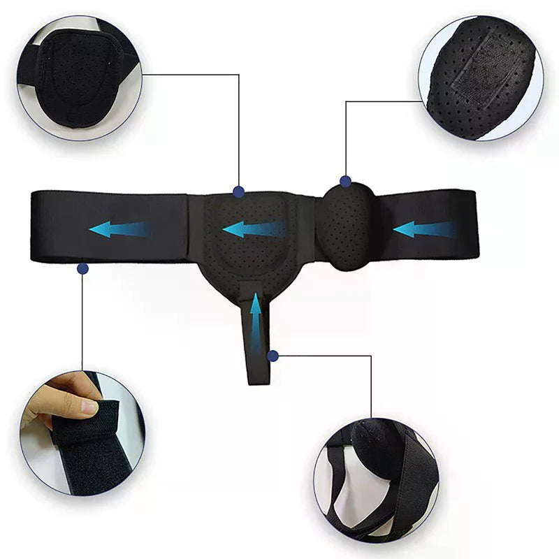 Breathable Hernia Belt Truss | Inguinal Groin Support Strap Hernia Support Belt QXL