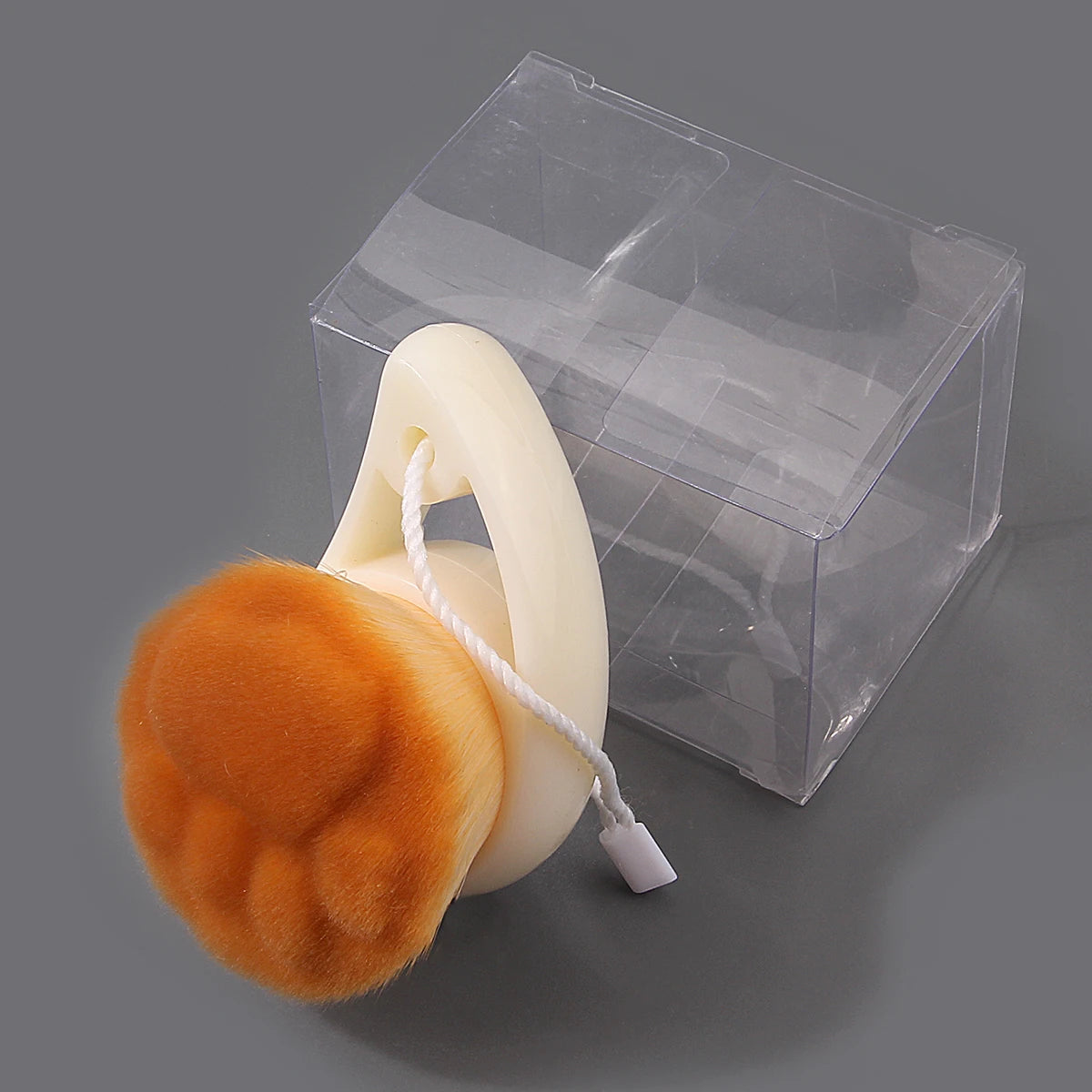 Cat Paw Nail Art Dust Brush | Soft Cleaning Brush in Clear Box Nail Art Brush QXL MULTI