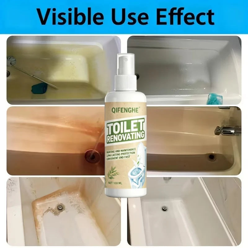 Bathroom Toilet Renovation Spray | Long-Lasting Clean Bathroom Cleaning Spray QXL