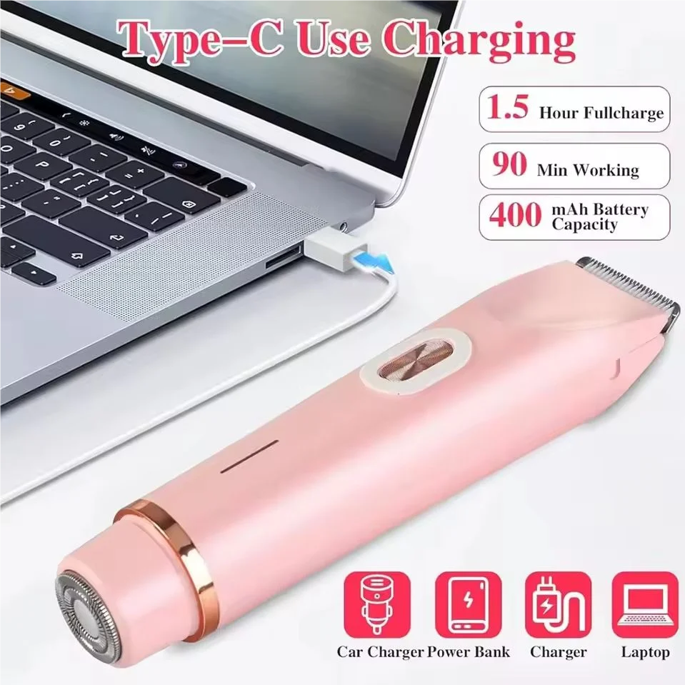 2-in-1 Electric Epilator & Bikini Trimmer | Waterproof Electric Epilator QXL