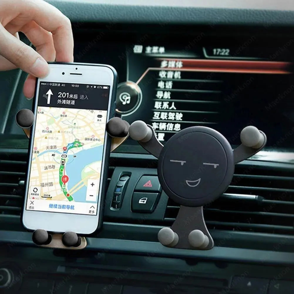 Gravity Bear Car Phone Holder – Air Vent Clip Mount Car Phone Mount QXL