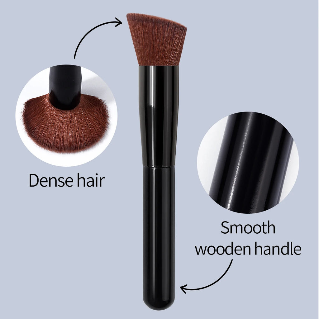 KOSSHOW Foundation Brush & Powder Puff 2-Piece Set Makeup Brush Set QXL