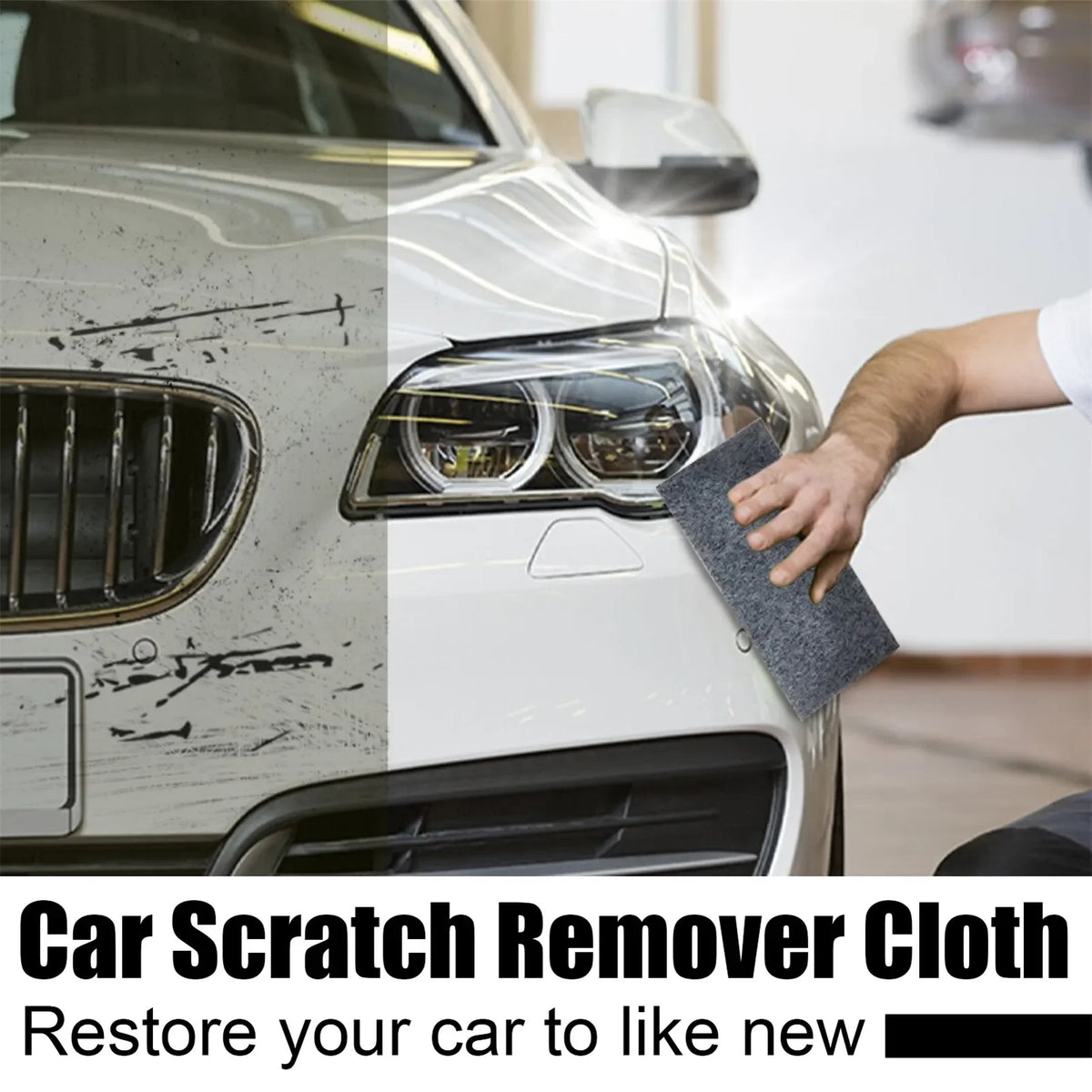 6-Pack Nano Sparkle Cloth | Car Scratch & Stain Remover Car Detailing Cloth QXL