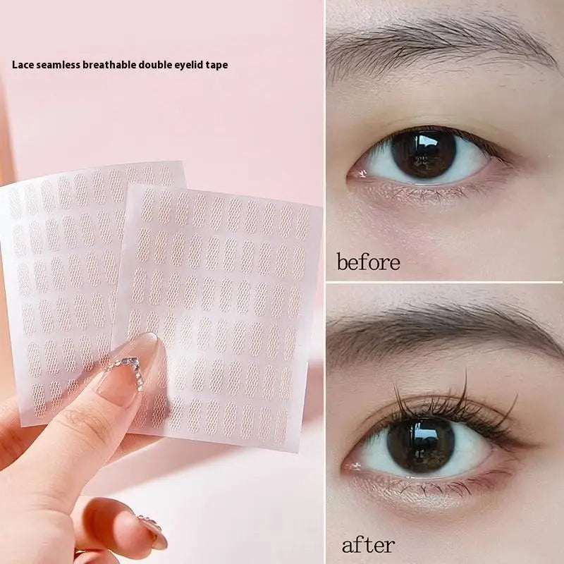 Invisible Double Eyelid Tape | Ultra-Thin Lace 180–600 Pcs Eyelid Shaping Tape QXL