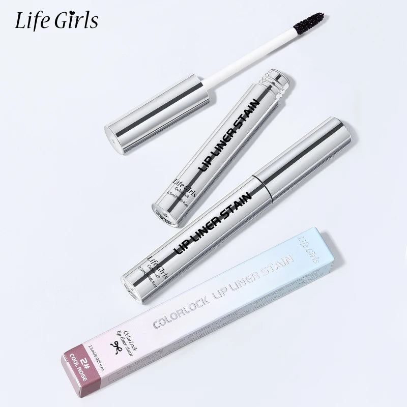Life Girls ColorLock Lip Liner Stain – Waterproof & Non-Stick Lip Liner Stain QXL