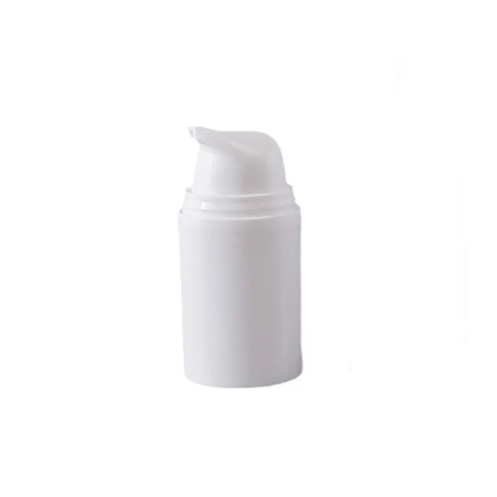 White Airless Pump Bottle | Empty Lotion & Cream Container Airless Pump Bottle QXL 15ml