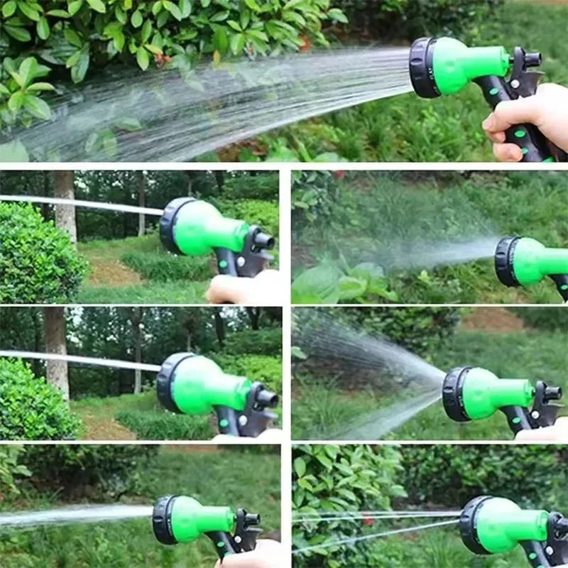 Expandable Magic Hose 25FT | 7 Spray Modes Garden Water Gun Expandable Garden Hose QXL